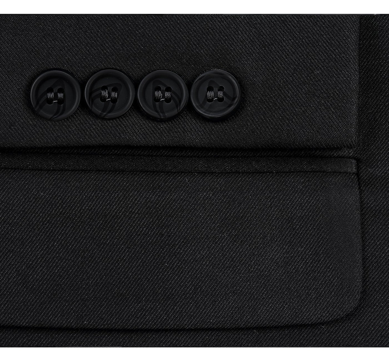 Notch Lapel Suit | Black