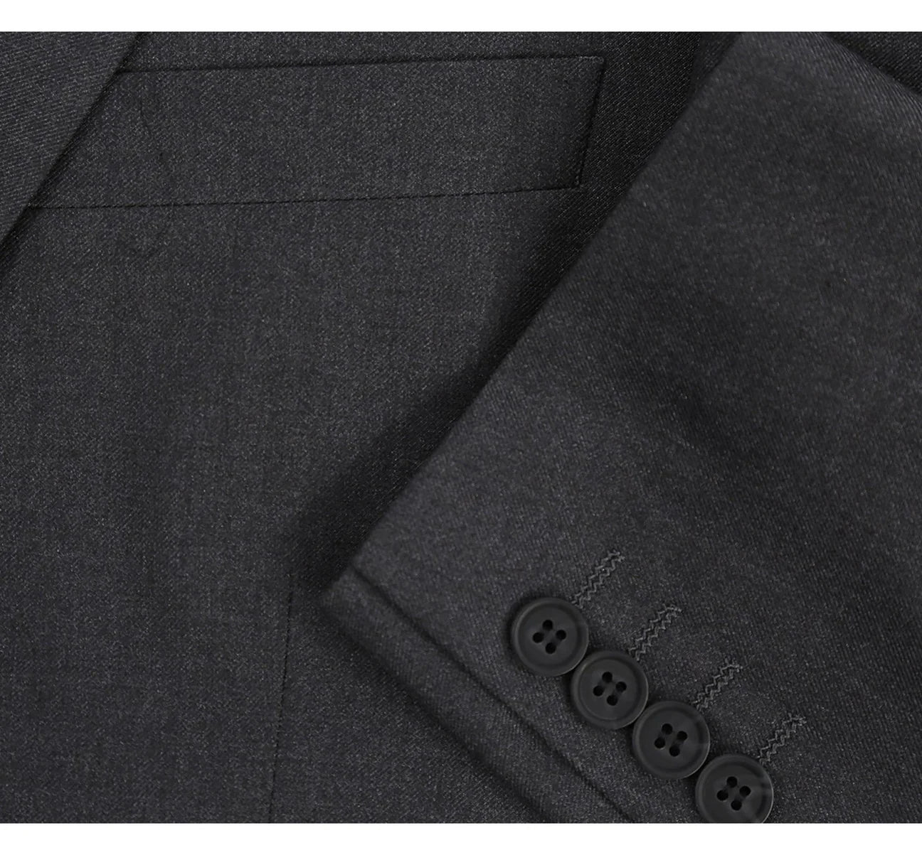 Notch Lapel Suit | Dark Grey