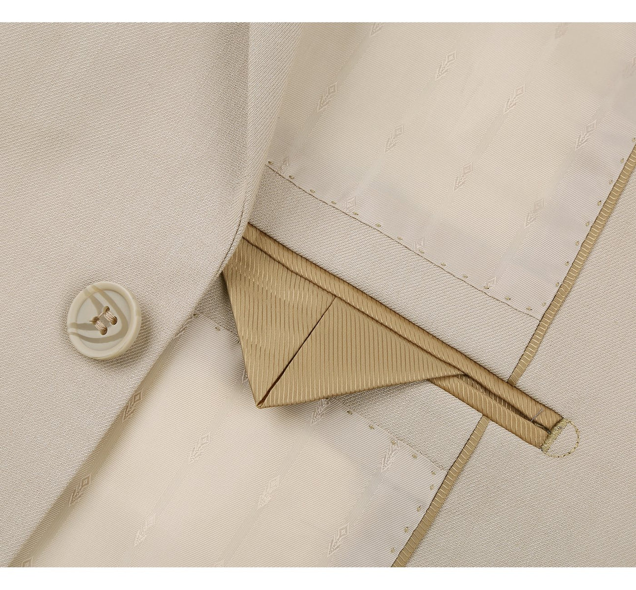Notch Lapel Suit | Beige