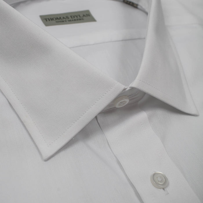 Spread Collar French Cuff | Silver Grey