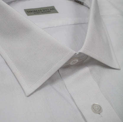 Spread Collar French Cuff | Silver Grey