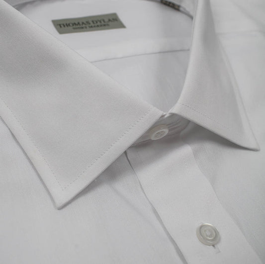 Spread Collar French Cuff | Silver Grey
