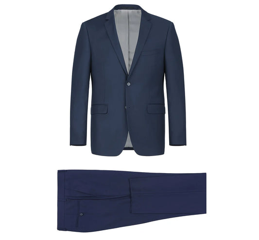Notch Lapel Suit | Navy Blue