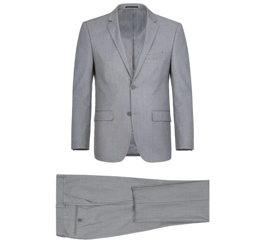 Notch Lapel Suit | Light Grey