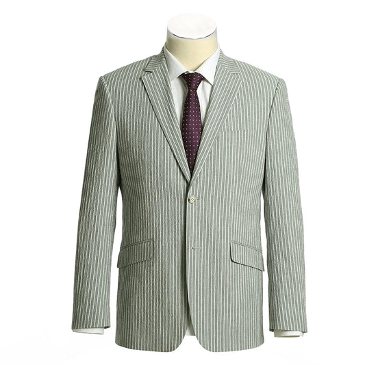 Striped Seer Sucker Suit