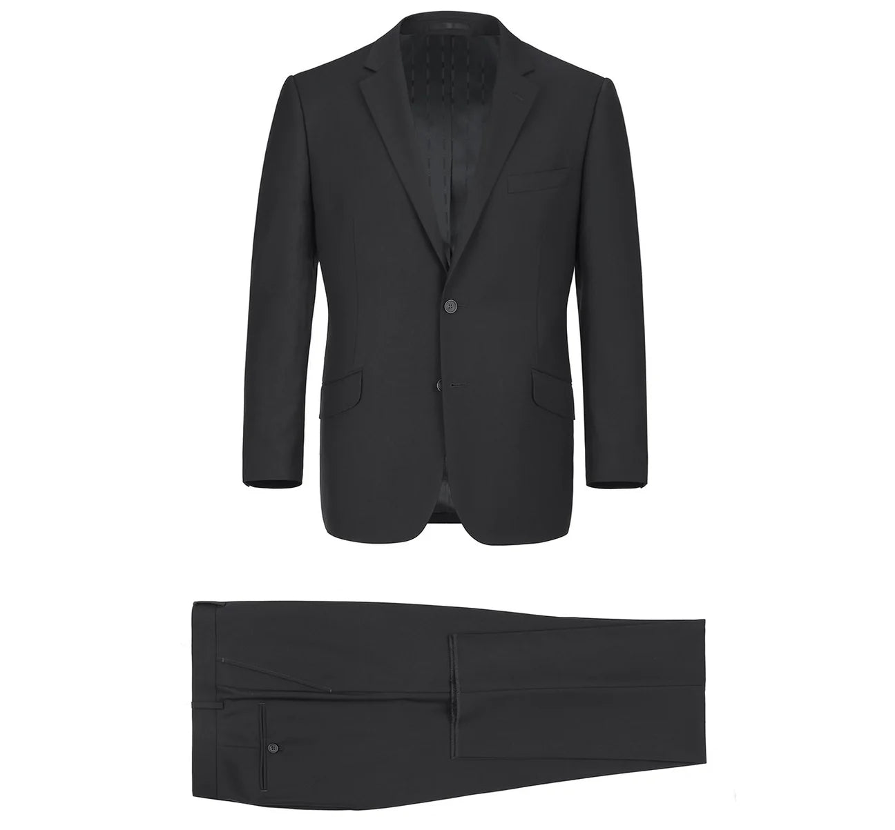 Notch Lapel Suit | Black