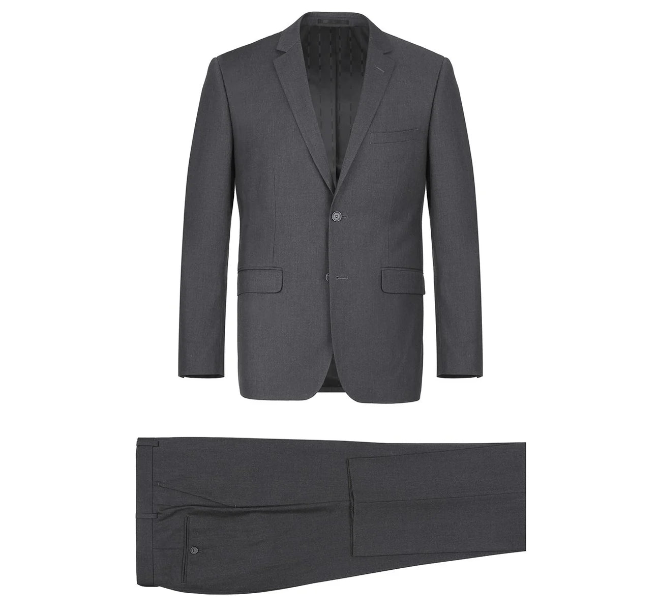 Notch Lapel Suit | Dark Grey