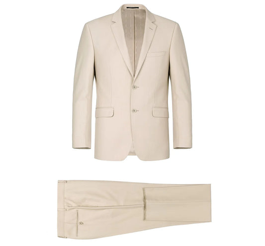 Notch Lapel Suit | Beige