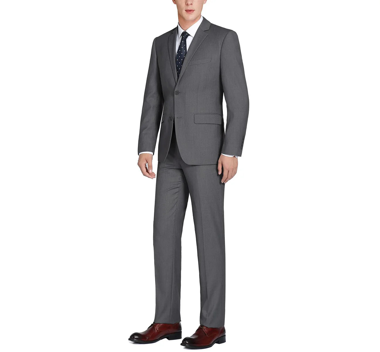 Notch Lapel Suit | Dark Grey