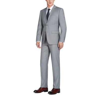Notch Lapel Suit | Light Grey