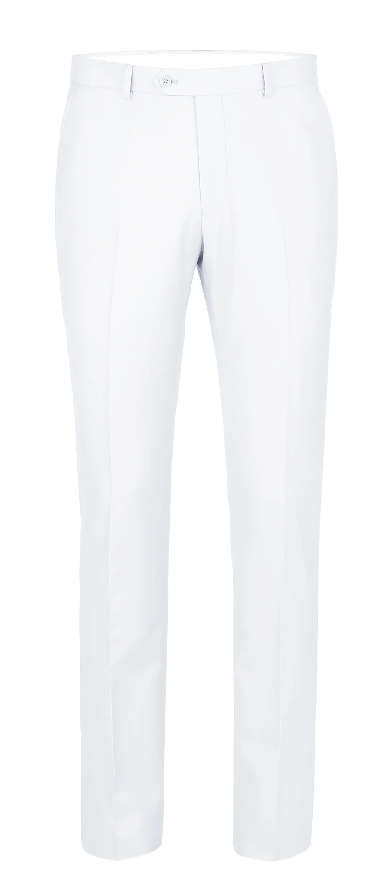 Notch Lapel Suit | White