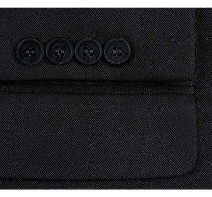 Notch Lapel Suit | Black