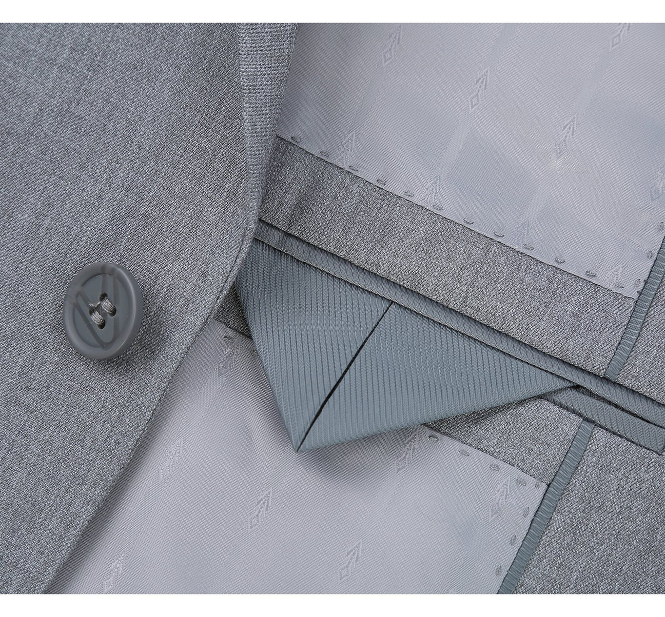 Notch Lapel Suit | Light Grey