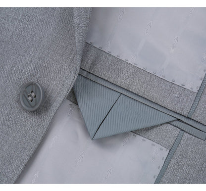 Notch Lapel Suit | Light Grey