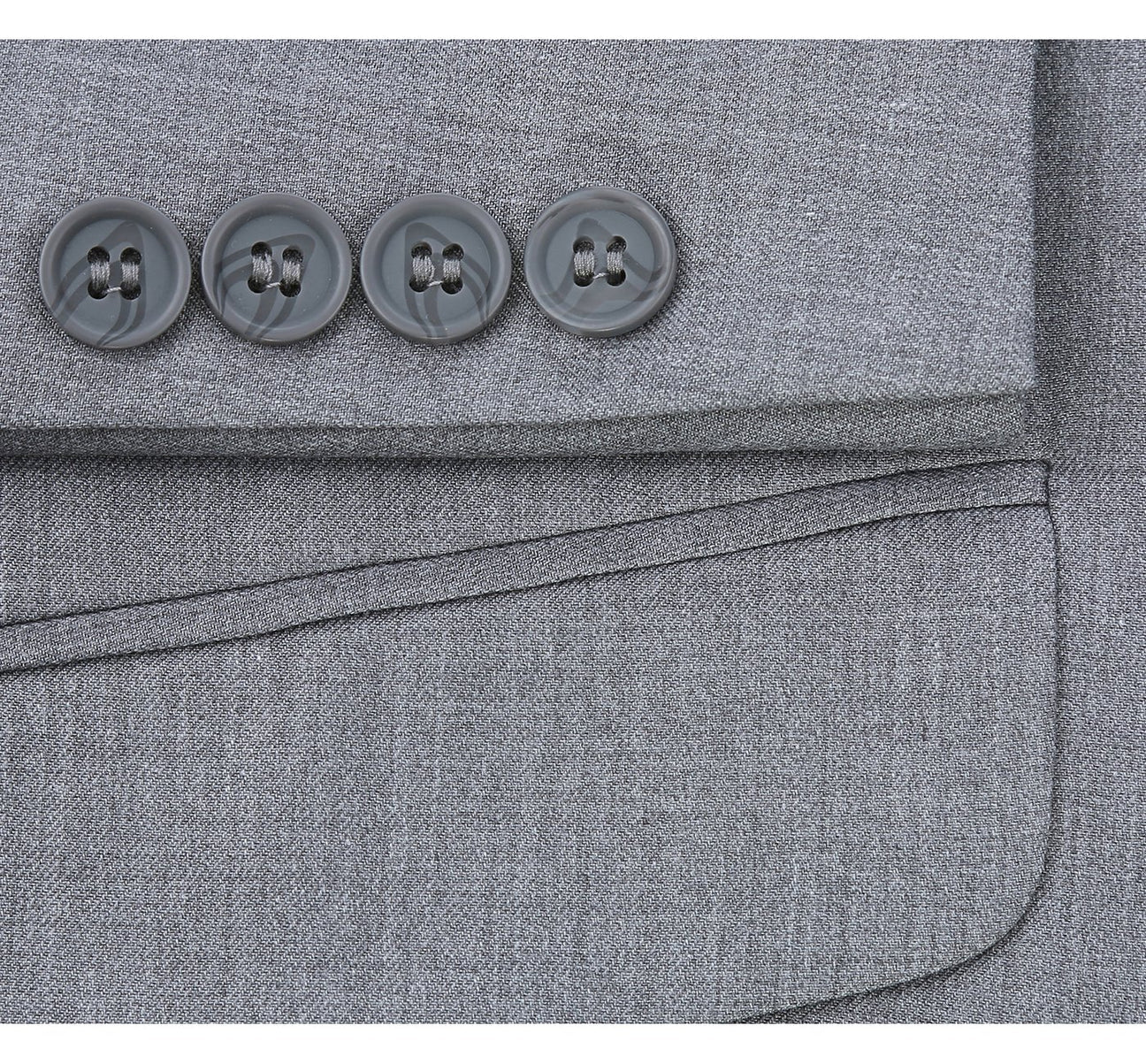 Notch Lapel Suit | Light Grey