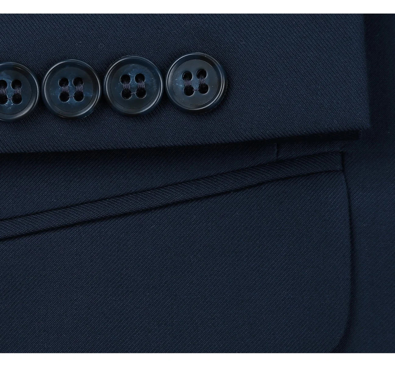 Notch Lapel Suit | Navy Blue