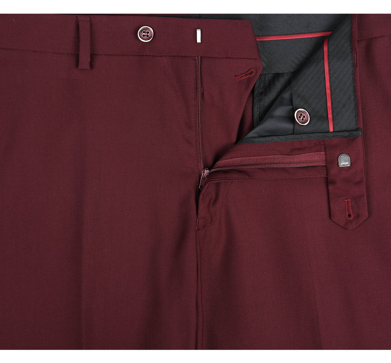 Notch Lapel Suit | Burgundy