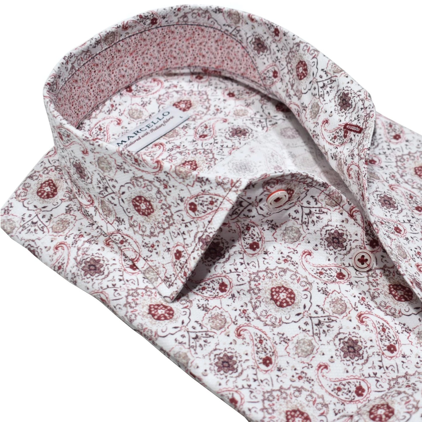 Milano Paisley Roll Collar