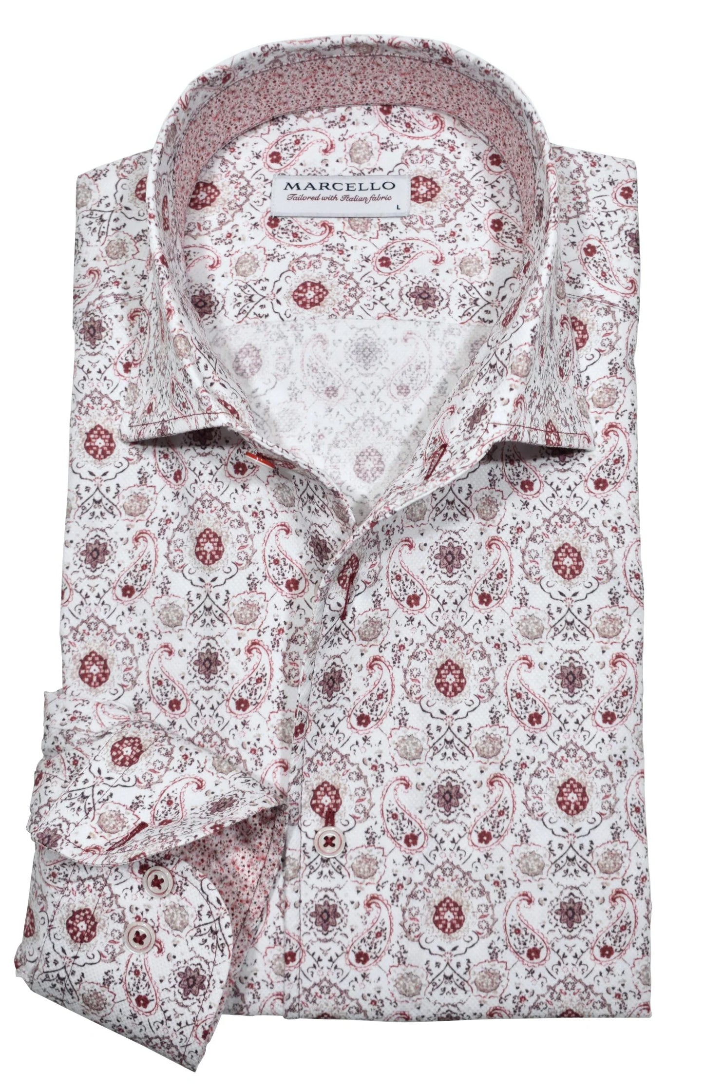 Milano Paisley Roll Collar