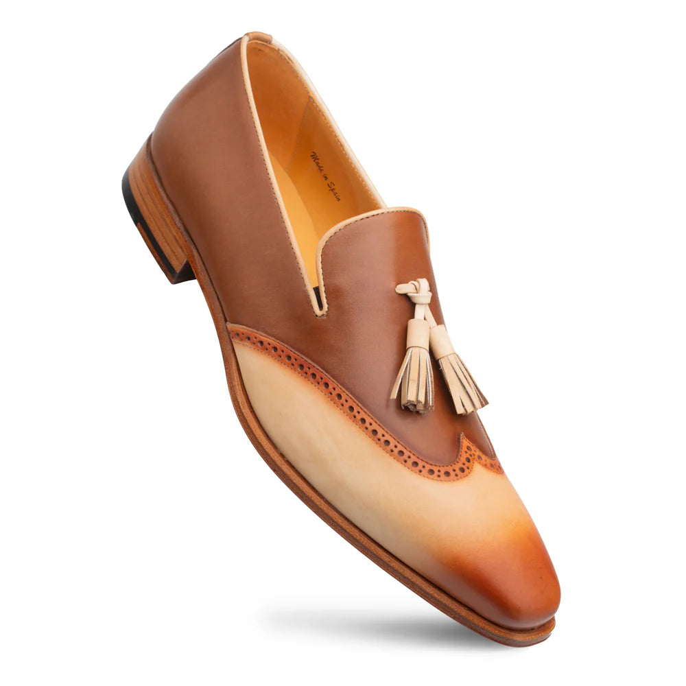 Jucar Two-Tone Tasseled Slip On