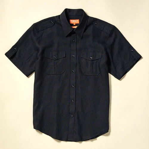 Linen Military Shirt